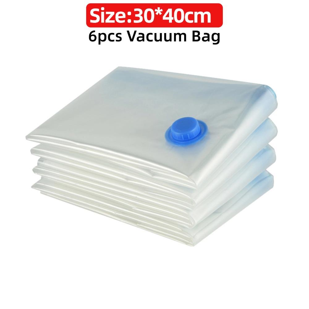 6/12PCS Vacuum Bag for Clothes Storing Dustproof Compression Sealer Bag Space Saving Blankets Clothes Pillows Storage Container
