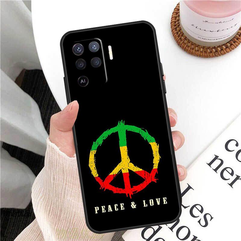 Bob Marley Rasta Lion Case For Oppo A78 A54 A74 A94 A17 A57 A77 A76 A16 A96 A18 A60 A80 A40 A38 A58 A98 A15 A5 Pro OPPO A54 5G