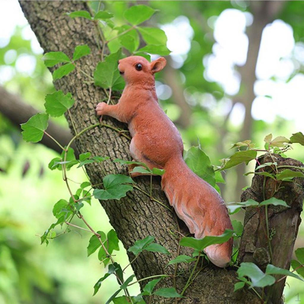 Collectible Squirrel Model Figure for home and garden Tree Decorations