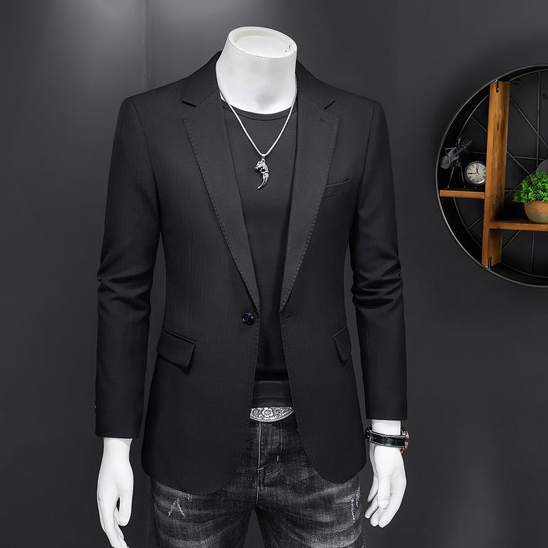 Men's Plus Size Korean Style Slim Fit Business Casual Blazer