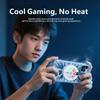 Magnetic Semiconductor Phone Cooler with Temp Display Gaming Radiator 2 in 1 Clip Stand for iPhone 16 15 14 13 12 Android Live Streaming