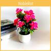 Simulated Flowers Twelve Artificial Green Plant Potted Ornament For Indoor Decor