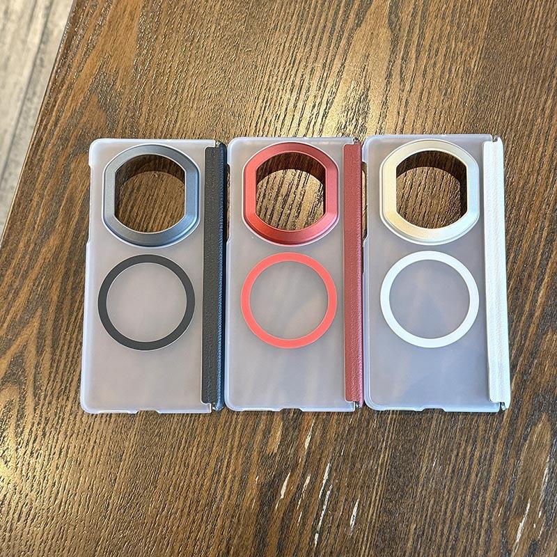 Applicable To Huawei Matex1 Mobile Phone Case Magnetic Charging X1 Transparent Matte X1 Collection Dual Central Axis  Anti-drop Case