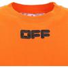 Off-White OFF WHITE Dinosaur Series T Shirts Men's Orange Crew Neck Moderate OMAA027F21JER0032010