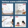  Electrostatic Whiteboard Sticker Reusable Pp Teaching Graffiti Drawing Board Removable Household Erasable Whiteboard