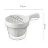 2 in 1 Strainer Colander Double Layer Fruit Strainer Food Draining Basket with Handle for Washing Cleaning Berries Vegetable