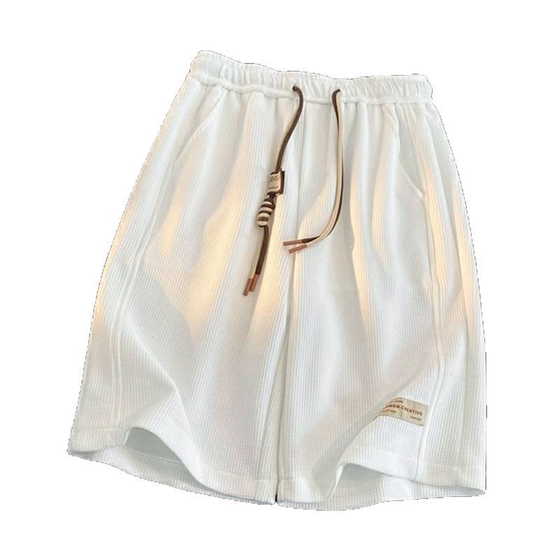 Women's Summer Waffle Pattern Breathable Bermuda Shorts
