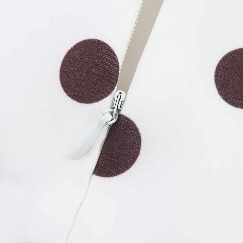 Kaslead New Women Clothes Western Style Balloon Version Polka Dot Print Romantic Short Dress 0085356 250