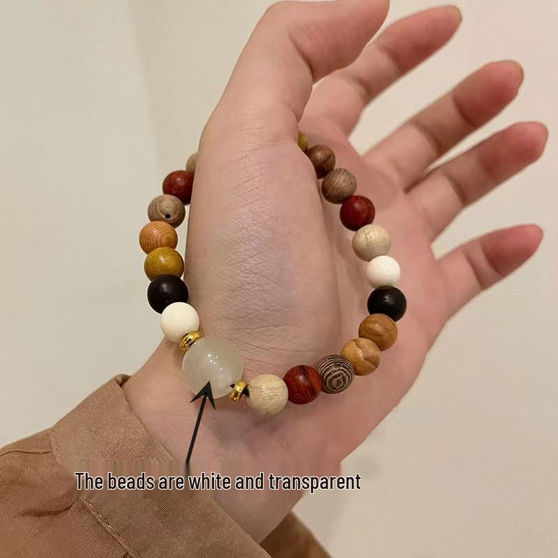 2025 Retro Ethnic Beaded Bracelet for Women - New Chinese Anti-Bodhi Root Style