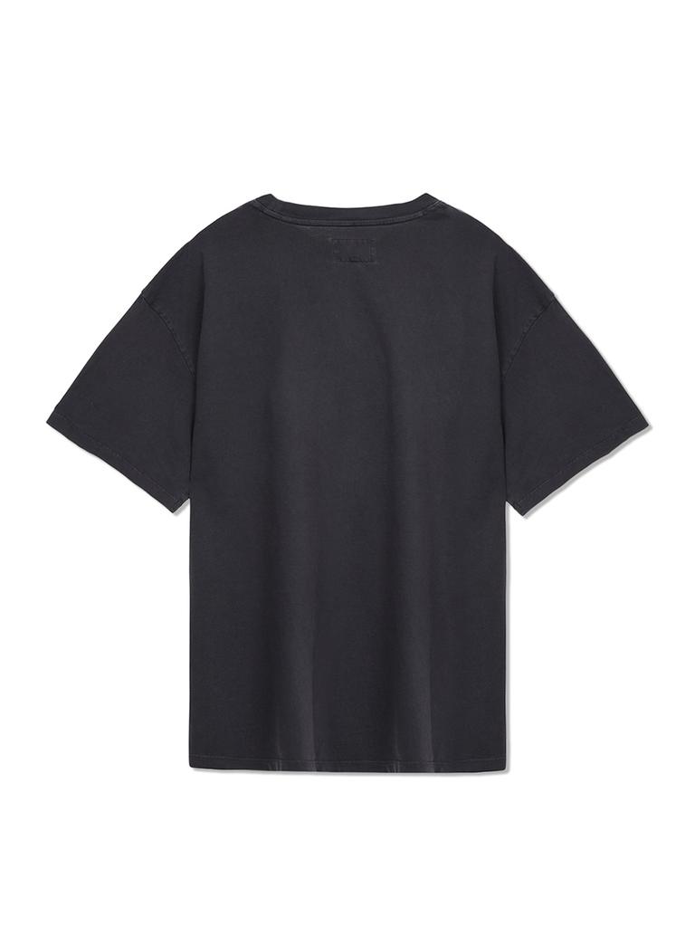 Mattengkim Pigment Logo Top In Dark Gray