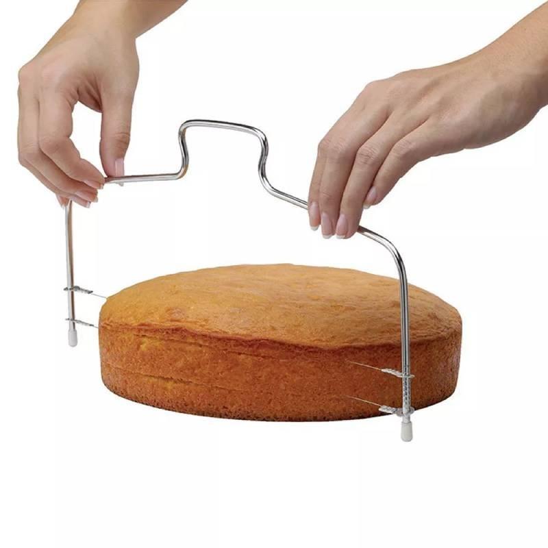 Cake Slicer Bread Cutter Wire Line Cutting Kitchen Decor Baking Leveller Tool