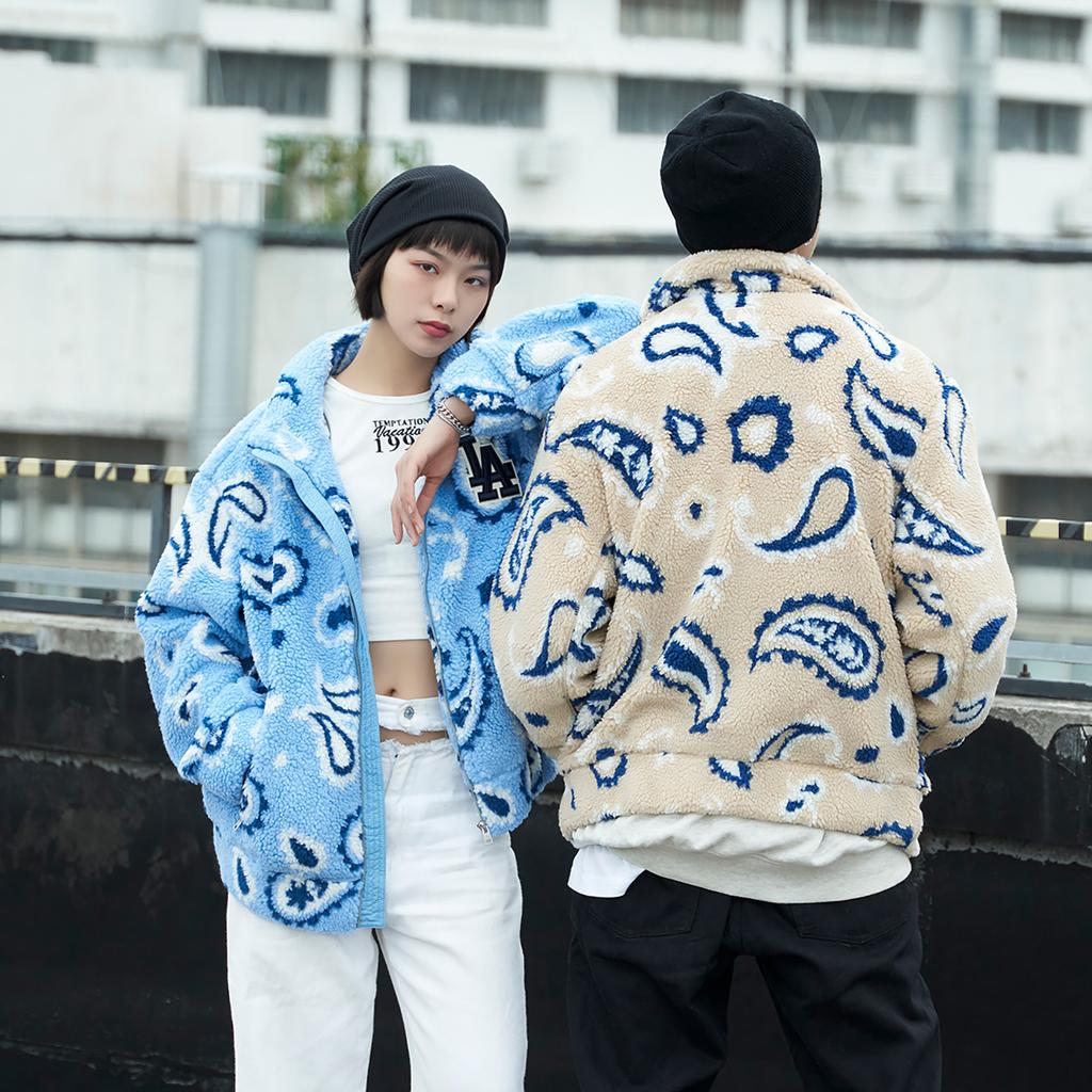 New MLB Velvet Feel Coat Unisex Light Blue 3AFDI0126-07BLL