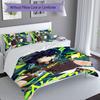 3pcs Custom Name Genshin Impact Characters Set,Includes 1 Duvet Cover and 2 Pillowcases,All-season Bedroom Decor