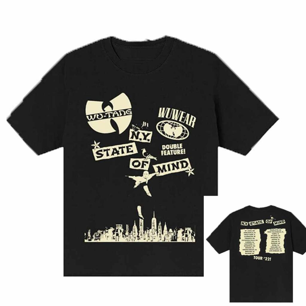 ZX Legendary Rap Group Wu Tang Clan Casual Tshirt Mens and Womens Luxury Band Brand Top 2026 New Band