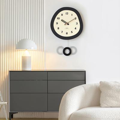 Simple Wall Clock Entrance Hall Swing Art Silent Clock Creative Bedroom Decoration Wall Watch Living Room Decoration Ornament