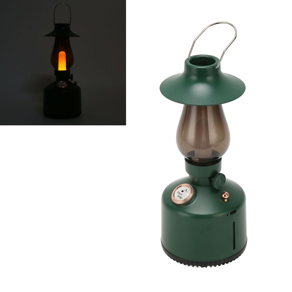 Bluetooth Speaker Lamp Retro Dimmable Candlelight Ambient Lighting Effect Bedside Lamp with Bluetooth Speaker for Home