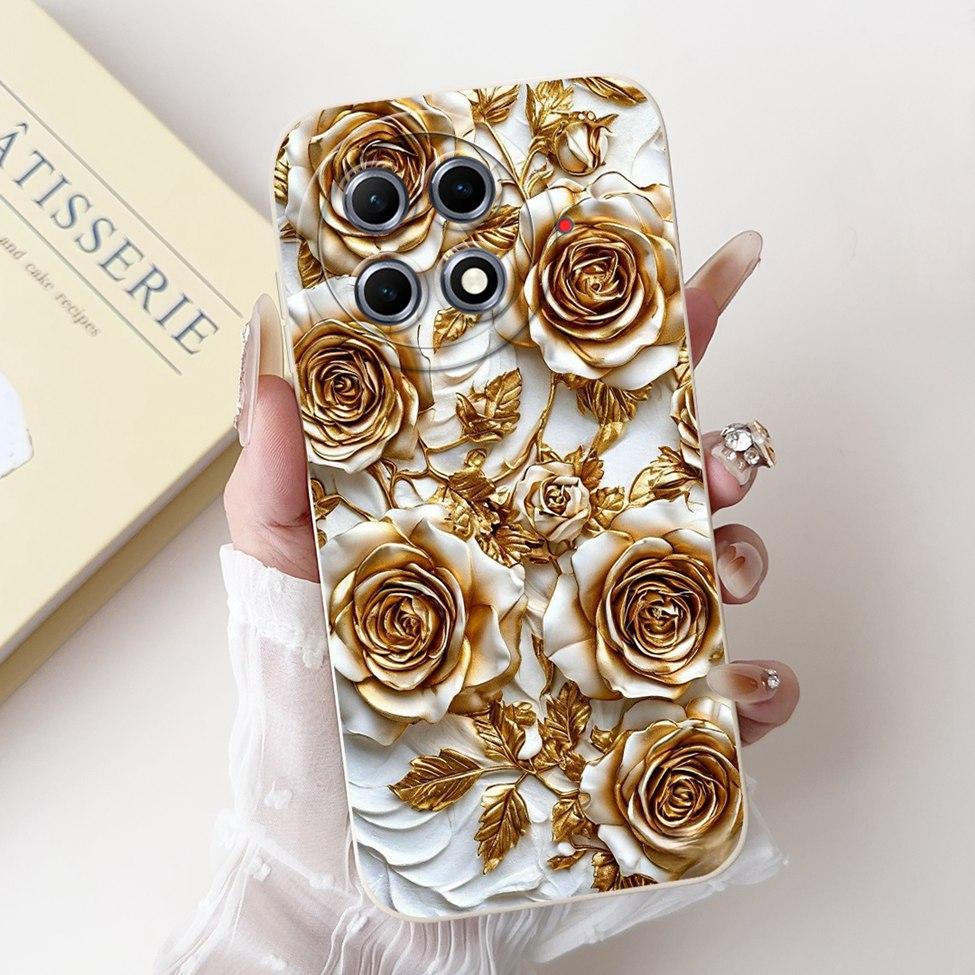 For Tecno Camon 30S Case CLA5 Silicone Cute Cat Fashion Butterfly Flower Love Painted Cover For Camon 30S Tecno Phone Case Funda
