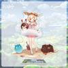 16cm Height Acrylic Large Stand-up Display Featuring Characters From Mondstadt and Liyue In Genshin