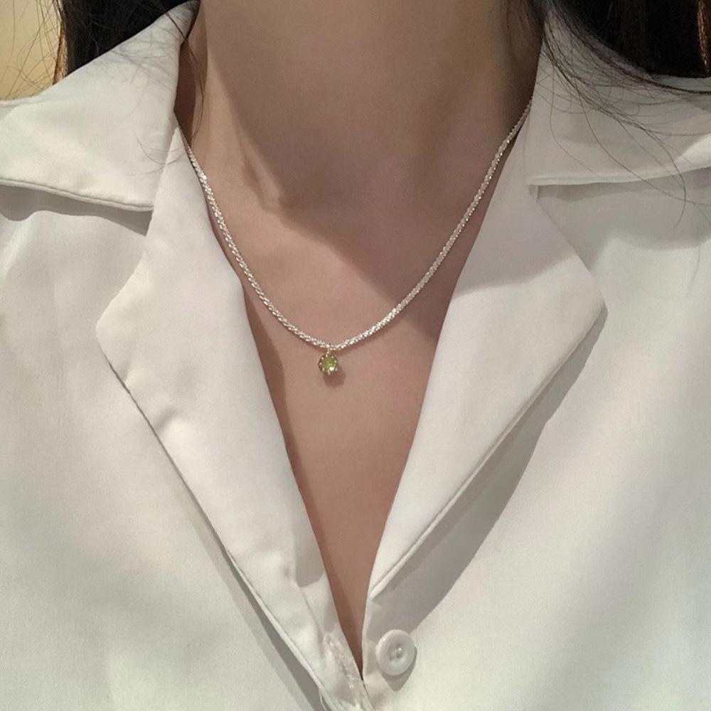 Pearl Butterfly Necklace Female Design Sense High Sense Does Not Fade Accessories Collarbone Chain Tide