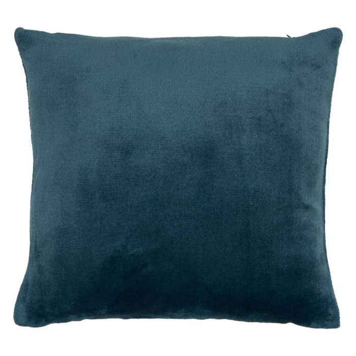 Coussin déhoussable en Flanelle 38 x 38 cm "Ollis" - Ollis Bleu Egéen -