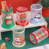 Christmas Pen Cup Paint Brush Holder Makeup Brush Organizer Holder Christmas Party Favors for Kids Boys Girls Students