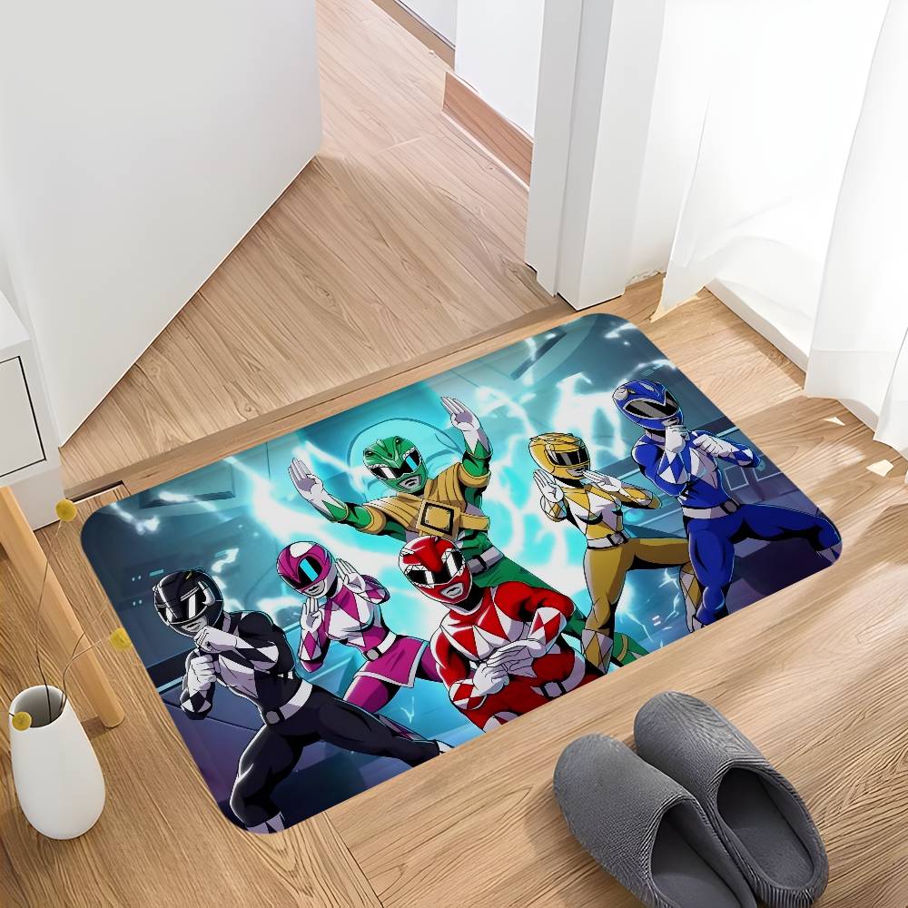 Film Mighty Morphin Power Rangers Fußmatte INS Stil Weich Schlafzimmerboden Haus Waschküche Matte Anti-Rutsch Haushalts Teppiche