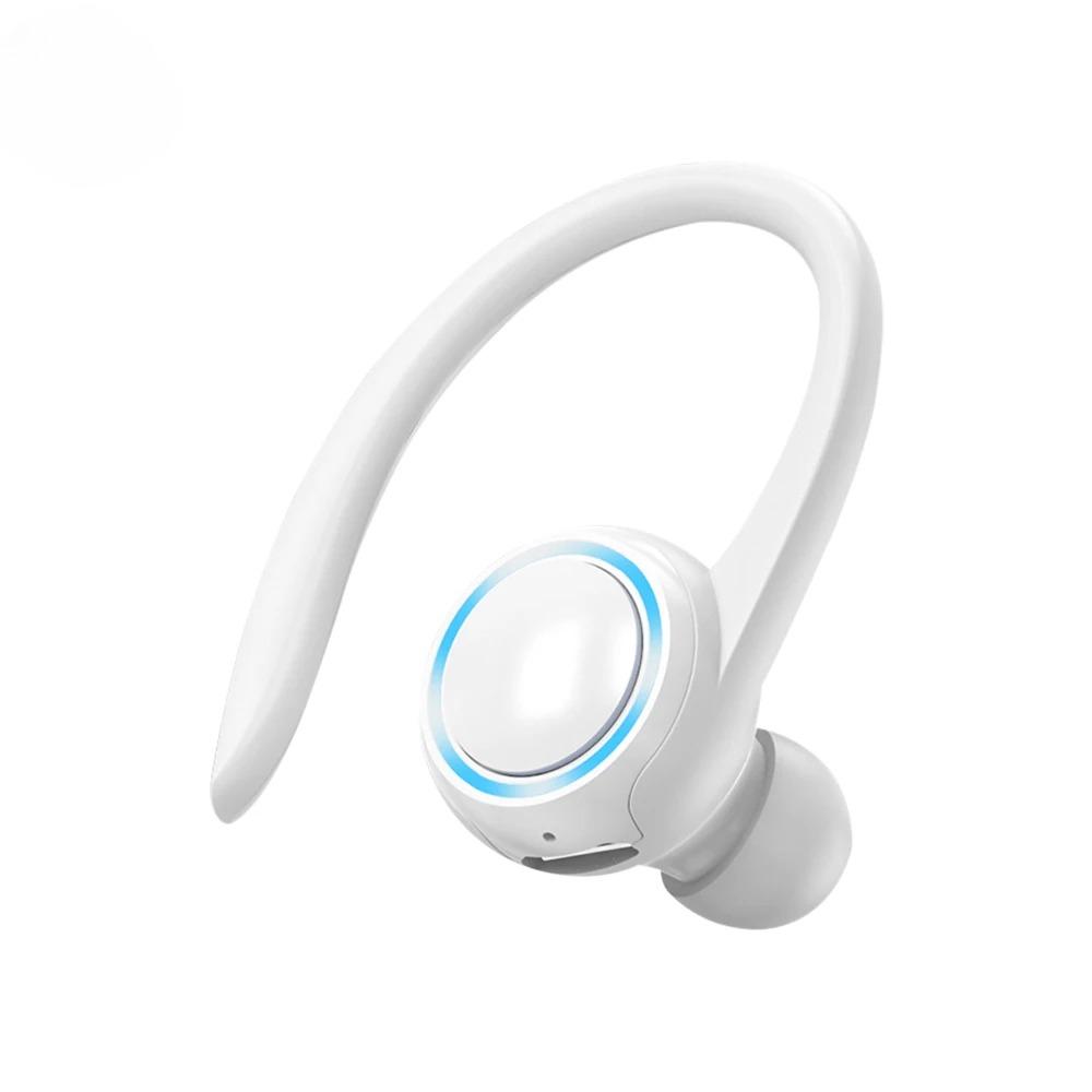 A1S Bluetooth Sport-Headset mit Hänge-Ohrhörer, einzelner Freisprech-Ohrhörer, Stereo, Geräuschunterdrückung, Business-Kopfhörer für Smartphones