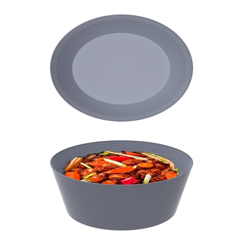 2Pcs Silicone Liners for Crock Pots Slow Cookers 7-8 Quart Slow Cooker Divider