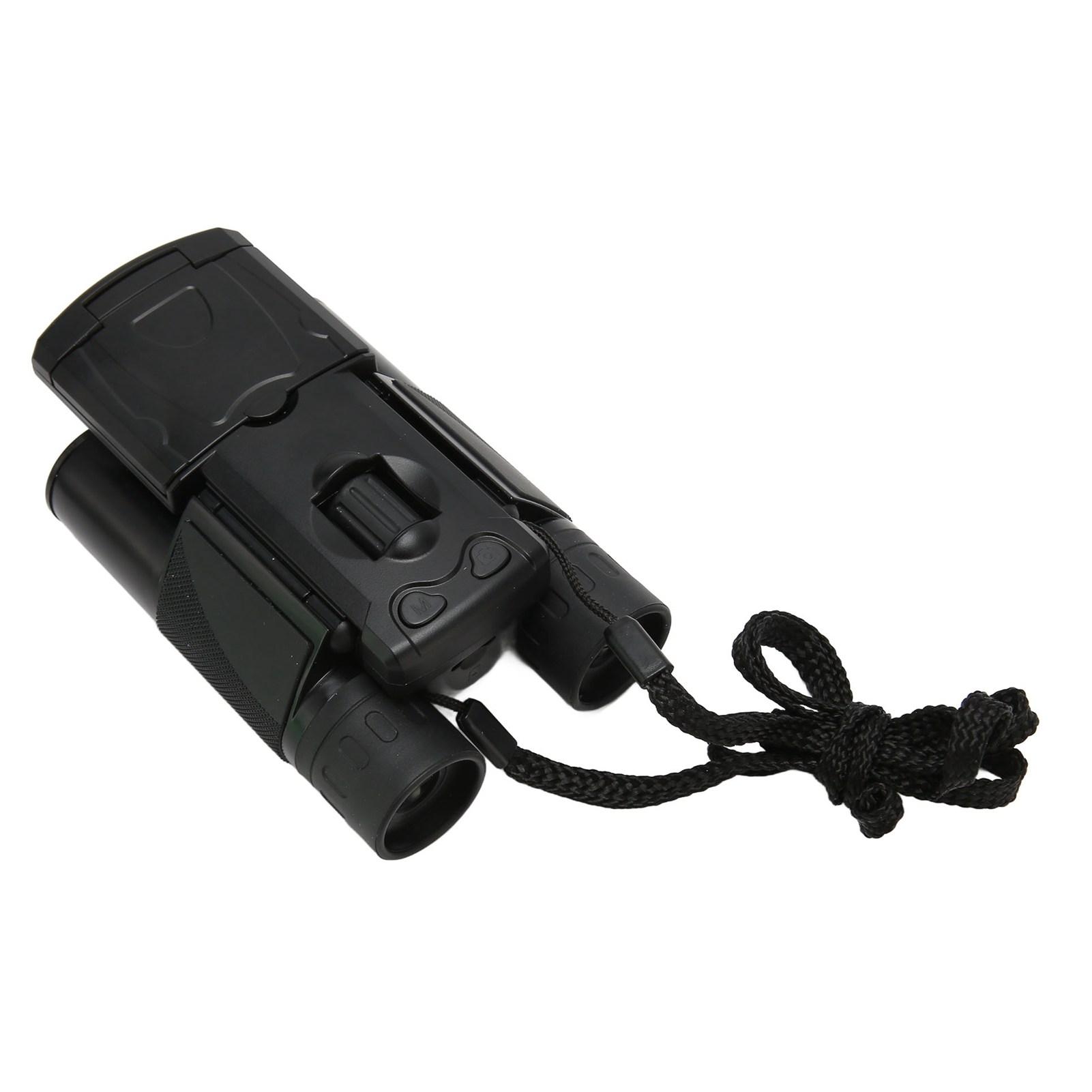 Jumelles Numériques avec Caméra Écran LCD 2,0 Pouces Chargement Type C Jumelles Numériques Caméra Zoom Vidéo Enregistreur Photo Caméscope
