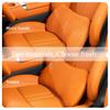 Universal Suede Car Lumbar Support All-Season Breathable Waist Protection Nappa Leather Seat Back Cushion for Car Comfort