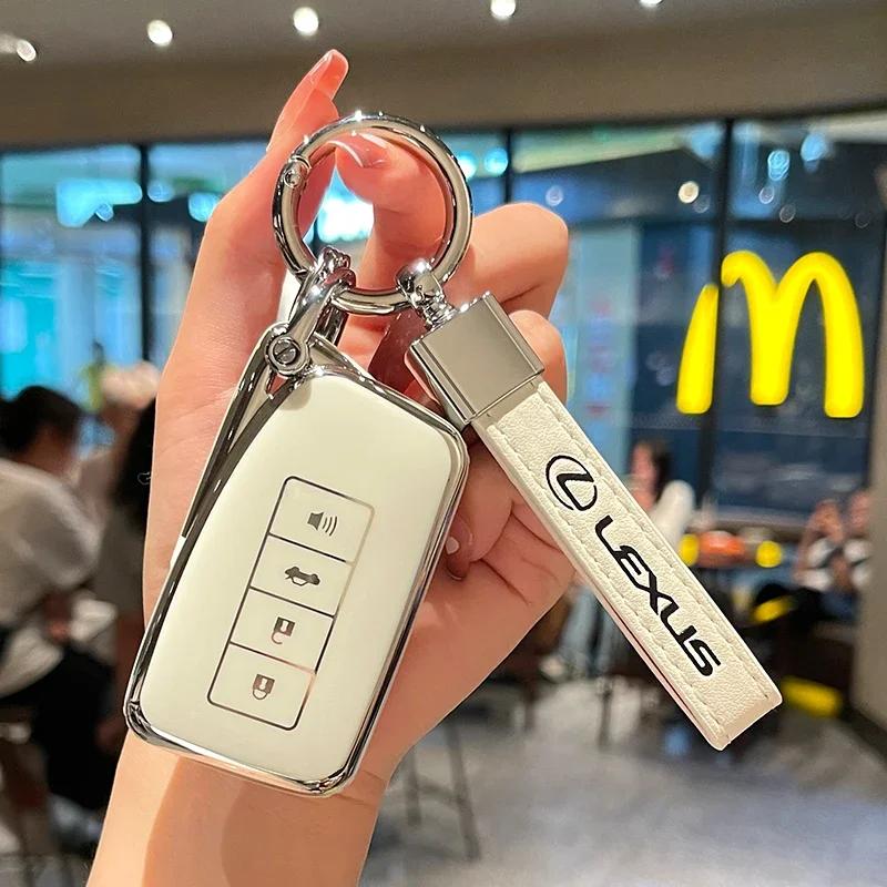 WRSP5 TPU Car Remote Key Case Cover Protection Shell For Lexus NX GS RX IS ES GX LX RC 200 250 350 LS 450H 300H Keychain Accessorises