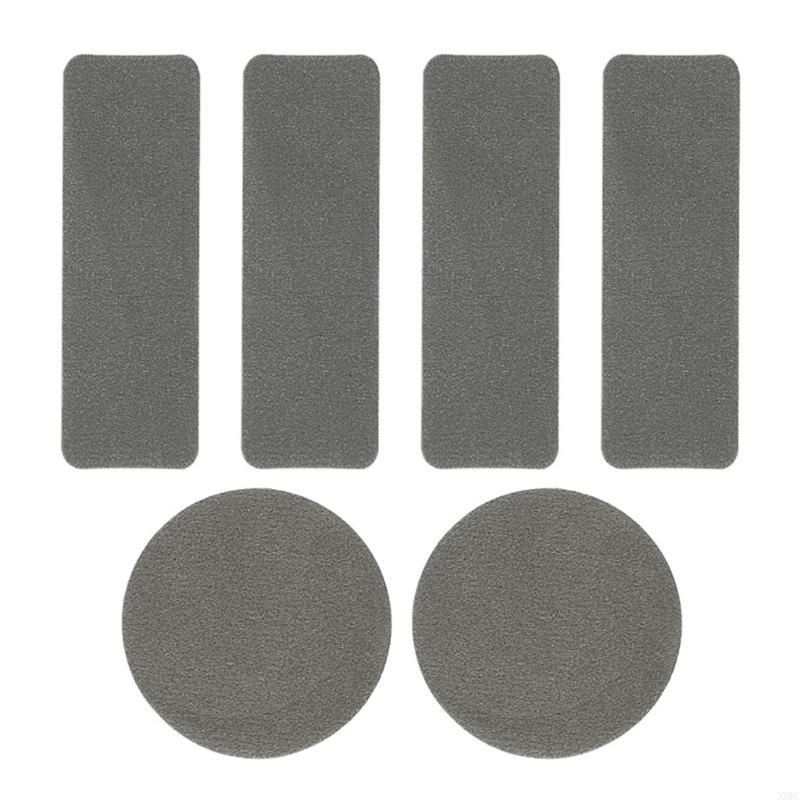 

6 шт. Заплатки для ремонта обуви, Самоклеящиеся заплатки для ремонта кроссовок, Квадратные, круглые, Заплатки для предотвращения образования дыр в обуви, Ремонтные заплатки, Простые в использовании темно-серого