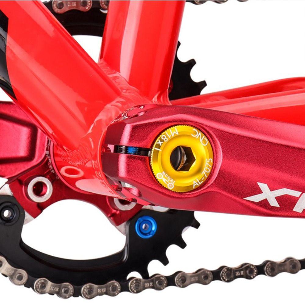 Hollow Integrated Bicycle Crankset Crank Cover M15 Crank Cover Crank Arm Bolt