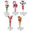 Merry Christmas Christmas Stick Air Balloons Snowman Elk New Year Balloon  Photo Props