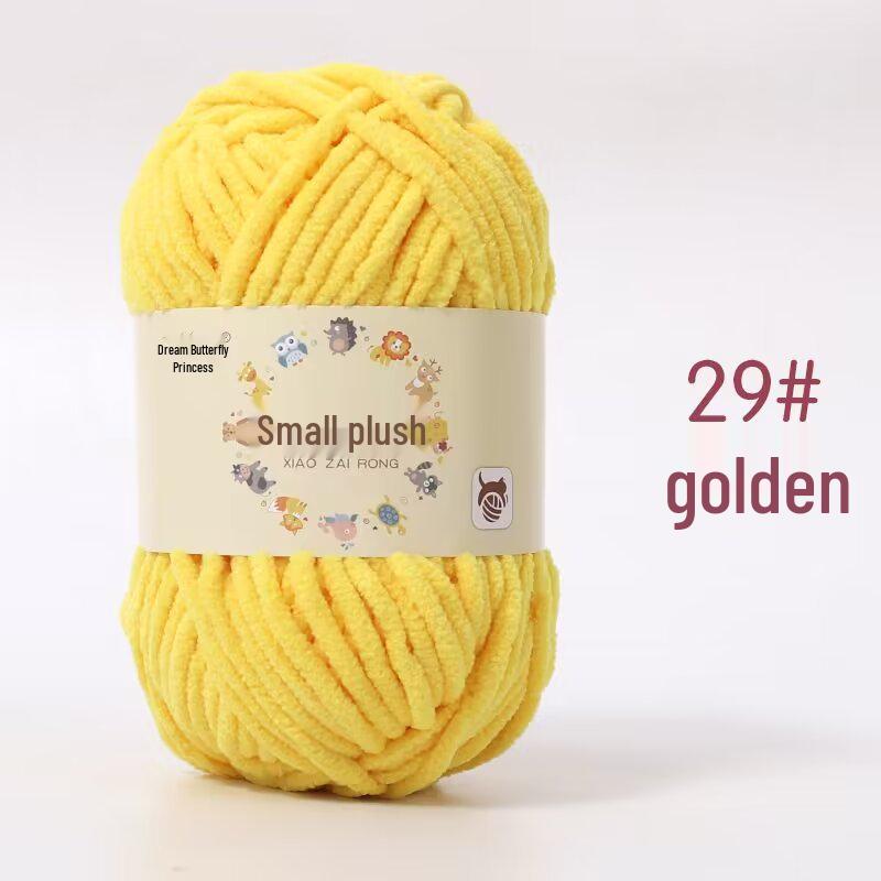 Little Velvet Chunky Yarn for DIY Knitting & Crochet - Cute Baby Crafts, Scarves, Dolls & Shoes