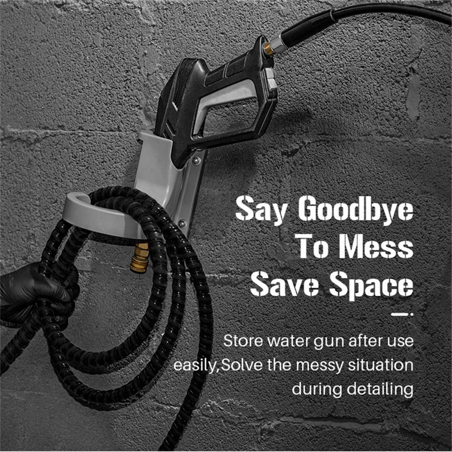1pc For Car Detailing Accessories Tool Water Gun Holder Rack Wall Mounted Holder