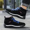 New Winter Men's Snow Boots Waterproof Men Winter Ankle Boots Big Size Plush Shoes Outdoor Hiking Shoe Warm Sneakers Men Shoes
