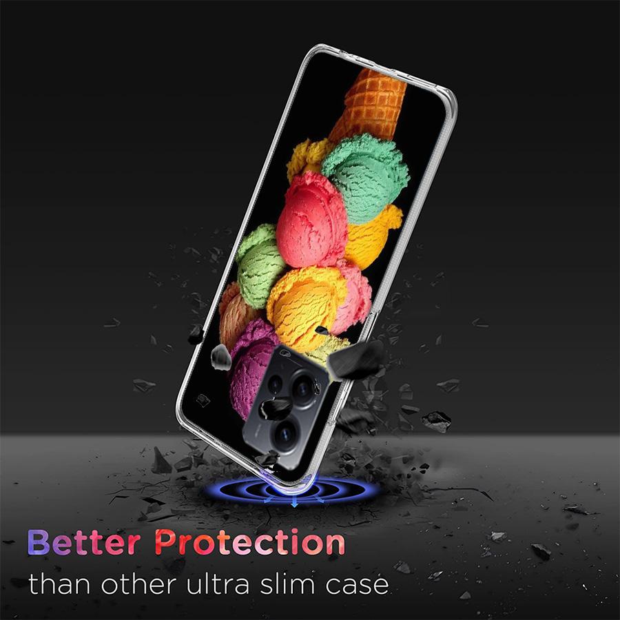 Colorful Ice Cream and Popsicles Phone Case For Redmi 12 13C 12C 15C 9 10 10C Note 13 Pro Plus 14 15 Pro 9T 9C 9A TPU Soft Cover