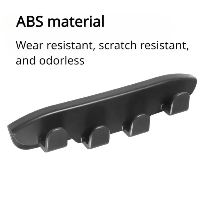 Car Rear Seat Phone Holder for Tesla Model 3 Y S X 3+ Model Y Launch 2025 Back Seater Headrest Bracket with 4 Hook Bag Organizer