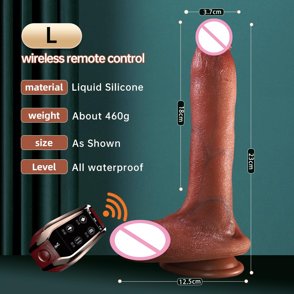 Heating Realistic Thrusting Big Dildo Vibrator Soft Huge Big Dick Penis For Woman Man G Spot Vagina Anus Masturbator Sex Toys