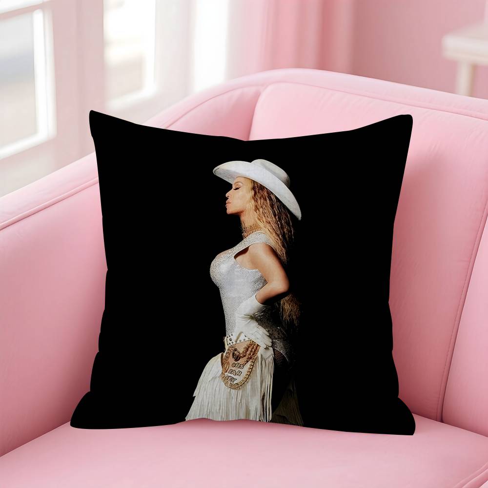 BBeyonce Cowboy Singer Personalized Pillow Dust Cover Bedroom Kids Party Decoration Pillowcase Birthday Children Gift