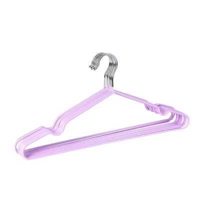 Anti Slip Clothes Hanger Stainless Steel Plastic Space Saving Adult Coat Shirt Hanger for Home Use