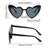 Fashion Heart-Shaped Sunglasses for Women Summer UV400 Sun Glasses Brand Design Love Heart Shades Trendy Street Snap Eyewear
