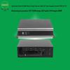 Wall-Mounted 4-Slot ITX CNC Industrial Computer Chassis, Silver-Gray