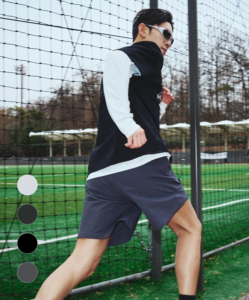 DRAW FIT [Hans X Drawfit] Active Running 7-Inch Half Shorts [4 Colors]