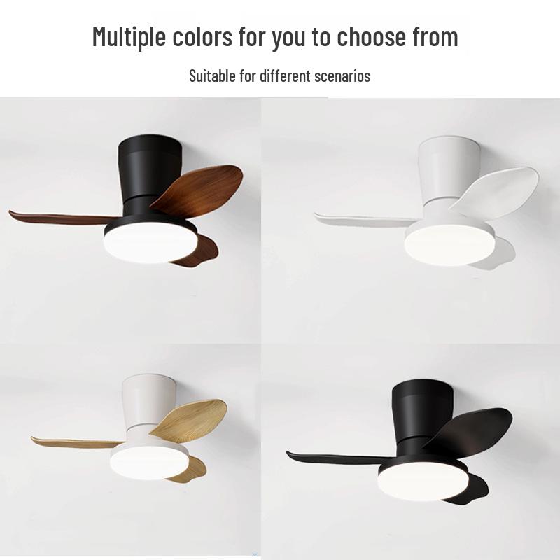 2025 Silent Nordic Ceiling Fan Light for Small Apartments & Bedrooms