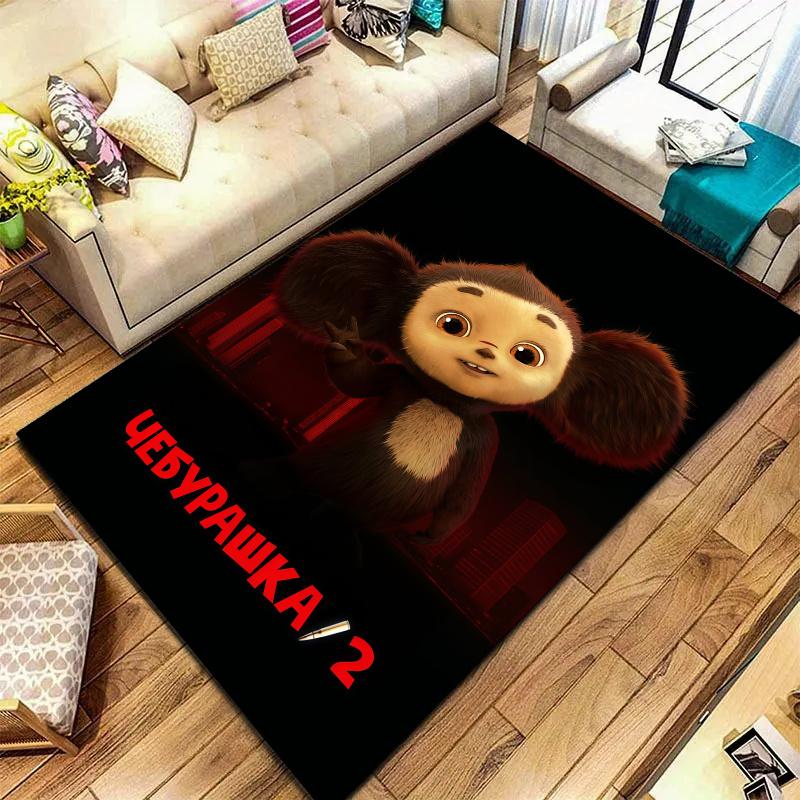 Cheburashka Carpet Rug for Living Room Bedroom Home Sofa Decoration,Kids play Nonslip Floor Mat