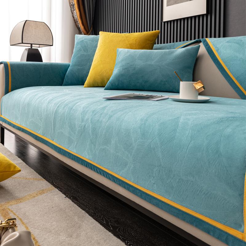 

Nordic Simple Sofa Cushion Four Seasons Universal Light Luxury Non-Slip Seat Cushion High-End New Sofa Cover Cover Cover Towel 70*70cm