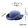 2025 Blue Cowboy Bucket Hat with String  Men Denim Beach Sun Hat for Women Outdoor Hiking Couple Bob Panama Summer Fisherman Hat