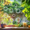 Creative Laser Circular Bubble DIY Home Beautification and Decoration Glass Doors and Windows Static Window Stickers